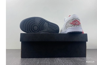 338145-162 1 Phat Low Jordan  Grey Cement 0710